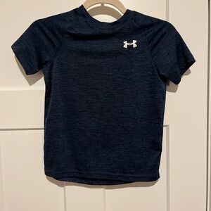 Under Armour Kids Dark Blue Short Sleeve Tee Size YS